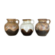 Set of 3 Rare Ceramic Pottery "Lava" Vases by Dümler and Breiden, Germany, 1960s