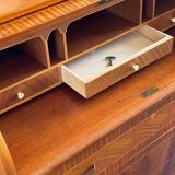 Teak roll top desk by Egan Ostergaard for Broderna gustafssons