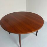 Table de repas a rallonge en teck design scandinave  Niels Otto Moller