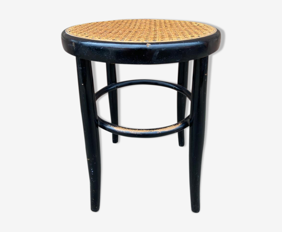 Thonet type curved wooden piano stool