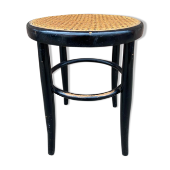 Thonet type curved wooden piano stool