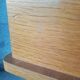 Vintage wooden compass foot bedside table