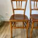 Trio de chaises bistrot Luterma années 50