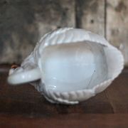 Jardinière céramique cygne, cache-pot cygne, vide poche