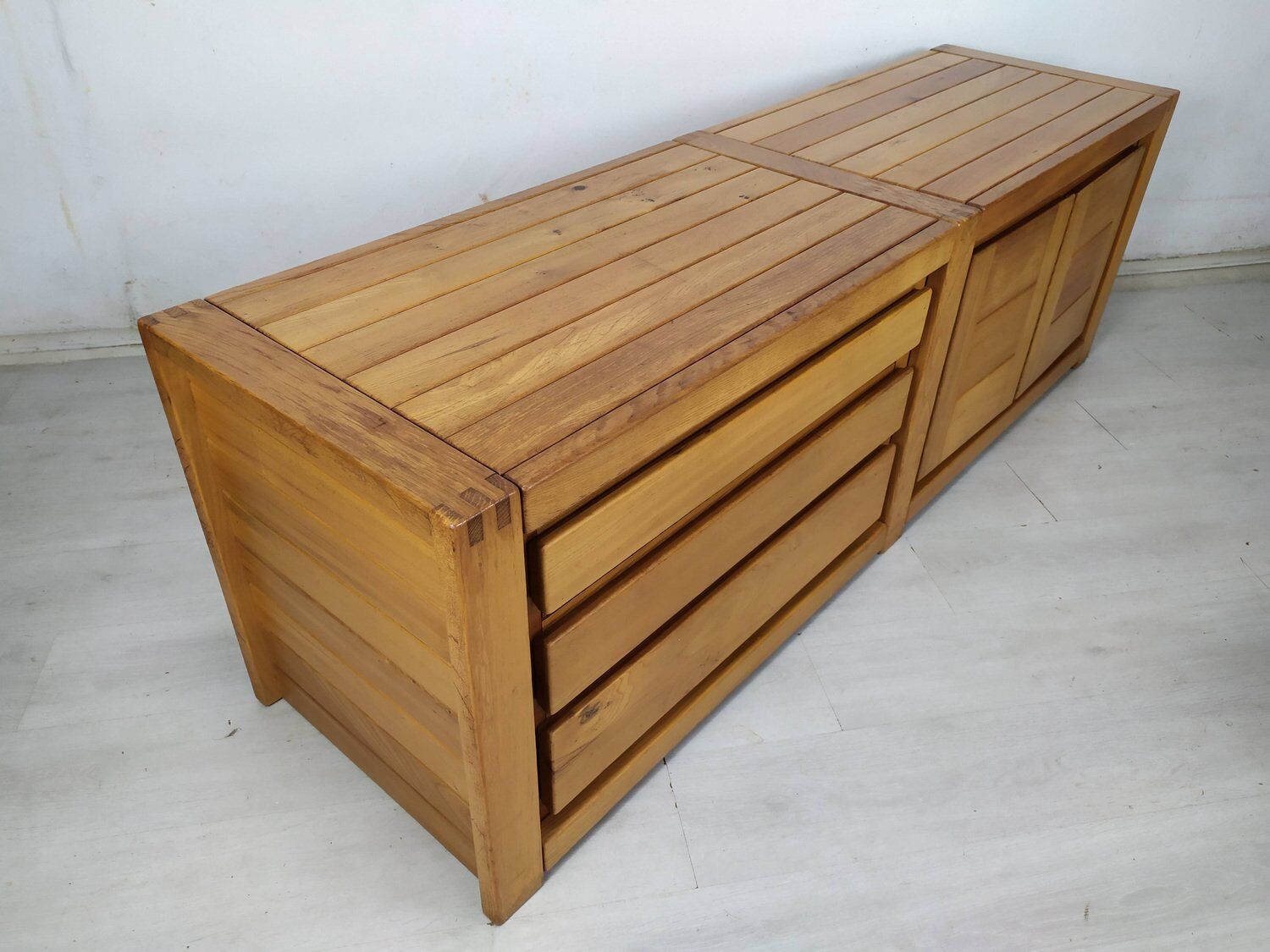 Vintage enfilade in elm by Maison Regain