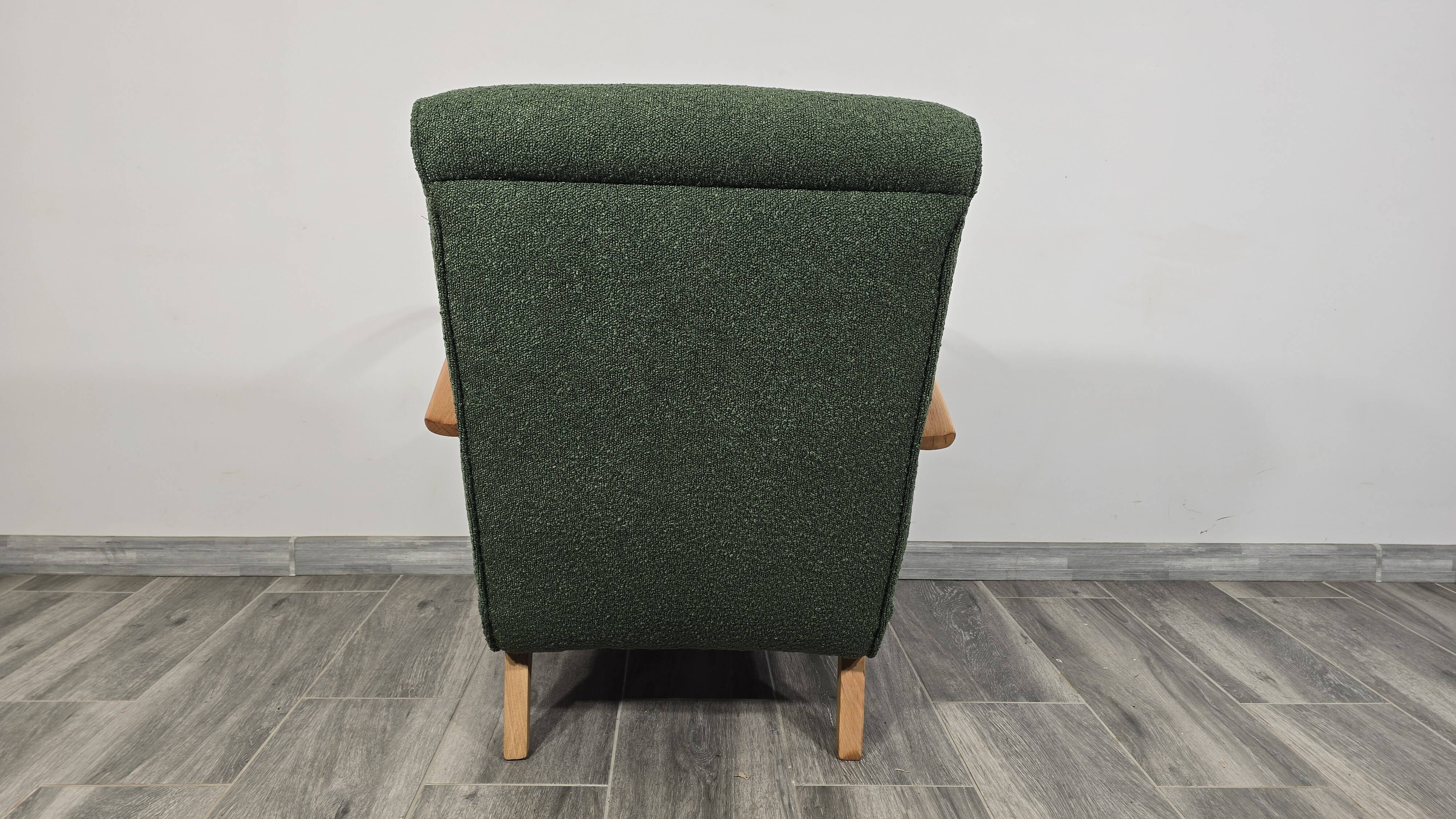 Art Deco Lounge Chair from Jindrich Halabala, 1940s