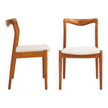 Set of 2 mid-century Danish dining chairs by H.W. Klein