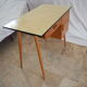Bureau en bois plateau formica des années 60