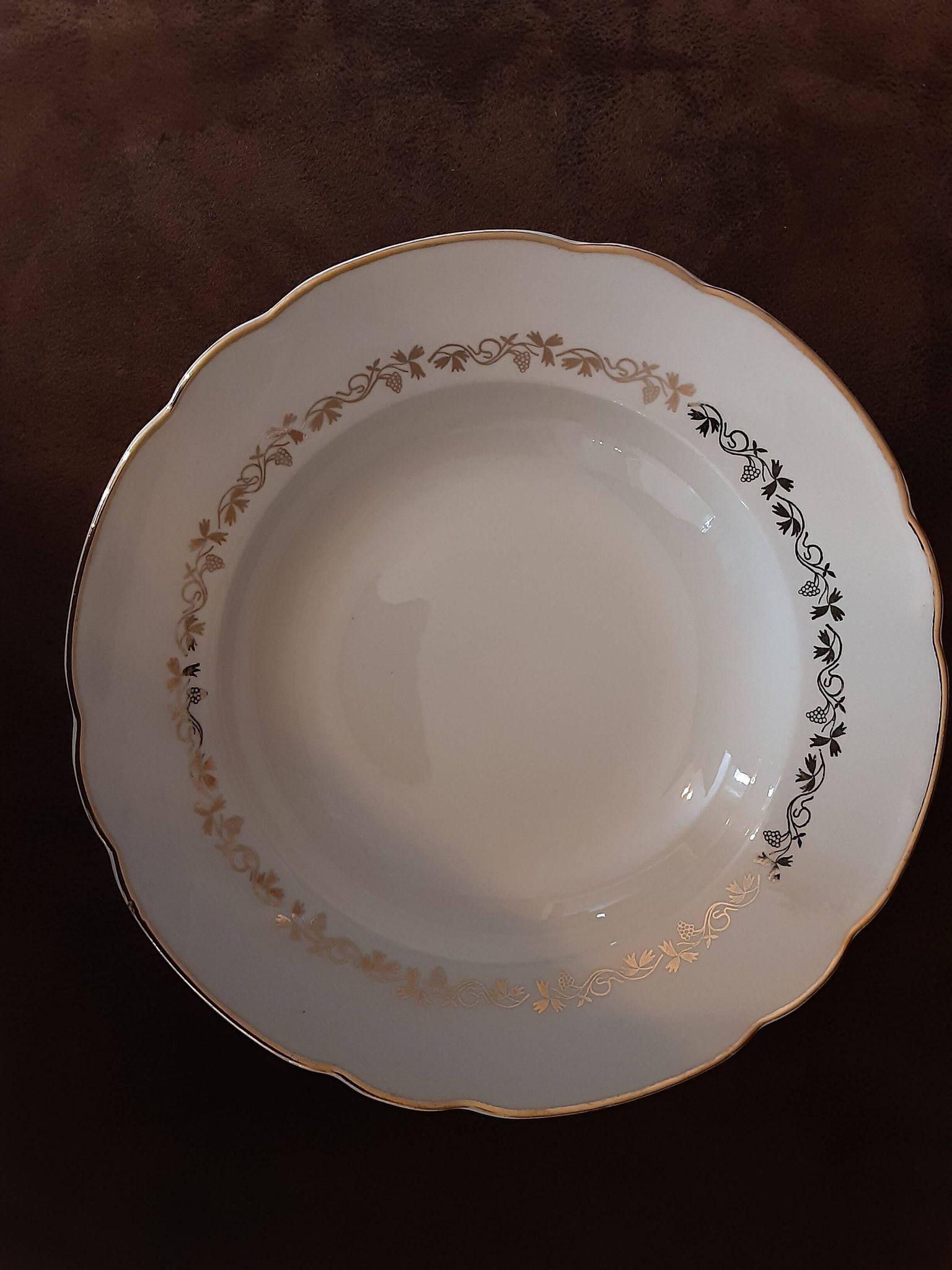 Set of 6 Willeroy and Boch soup plates
