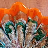 Large ceramic saint jacques shell cup 33x 30 cm - vintage-