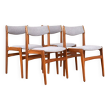 Mid-Century Danish Teak Dining Chairs by Erik Buch, 1960s.