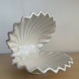 Vintage iridescent ceramic shell emptier