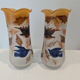 Paire de vases anciens Art nouveau