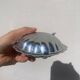 Silver plated butter dish shell 1950