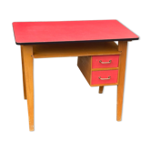Vintage desk 2 drawers around 1960