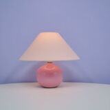 Vintage light pink table lamp