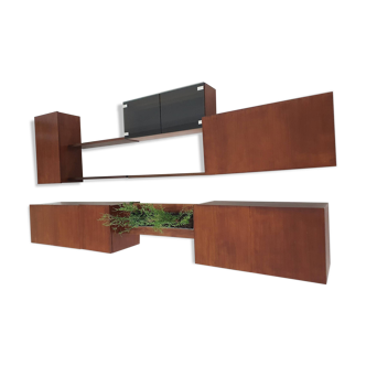 Floating wall unit by Banz Bord, The Netherlands, 1970's