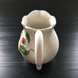 Fruit decoration pitcher in slip