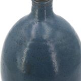 Potter's lamp in blue glazed ceramic, 1970s