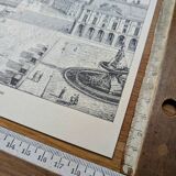 Printed in 1890, Bordeaux, Quai de la Bourse.