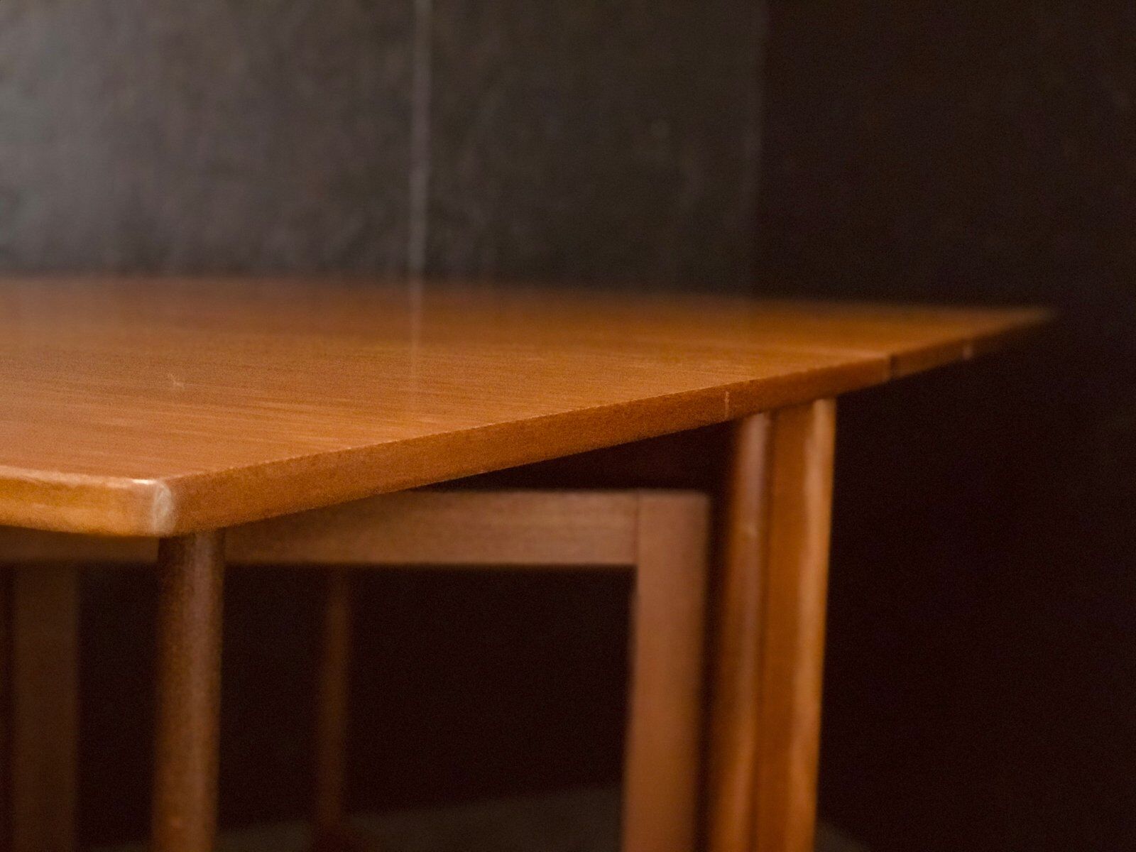 Mid-century teak folding table