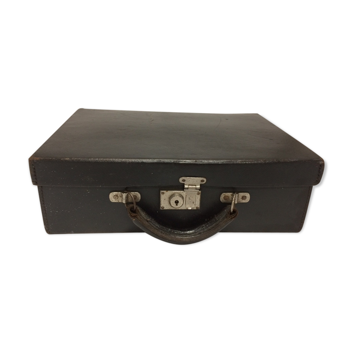 small vintage black suitcase
