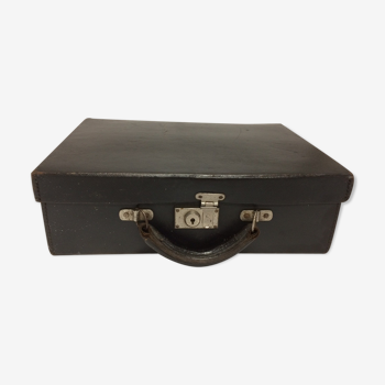 small vintage black suitcase