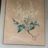 Watercolor Eugène Calmant from 1873 22x 28 cms