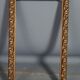 Old frame wood stucco gilded, original 36x22 cm, foliage 32x18 cm