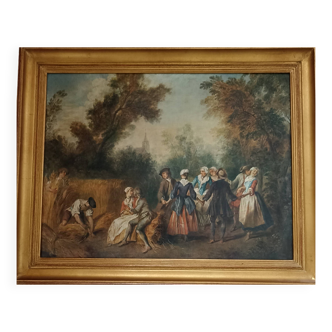 Painting of Lancret's Summer