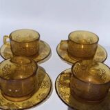 Vereco tableware (Daisy model) smoked glass