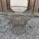 Wire garden table