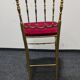 Vintage brass Chiavari chair