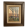 Autumn landscape painting in oil on canvas, signed.