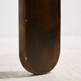 Chaise en pin hongrois par Mária Szedleczky, Set de 6