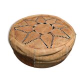 Vintage moroccan pouf