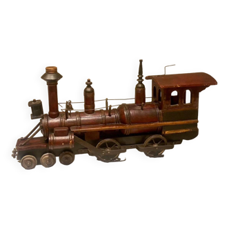 Magnificent old wooden train from the 19th century