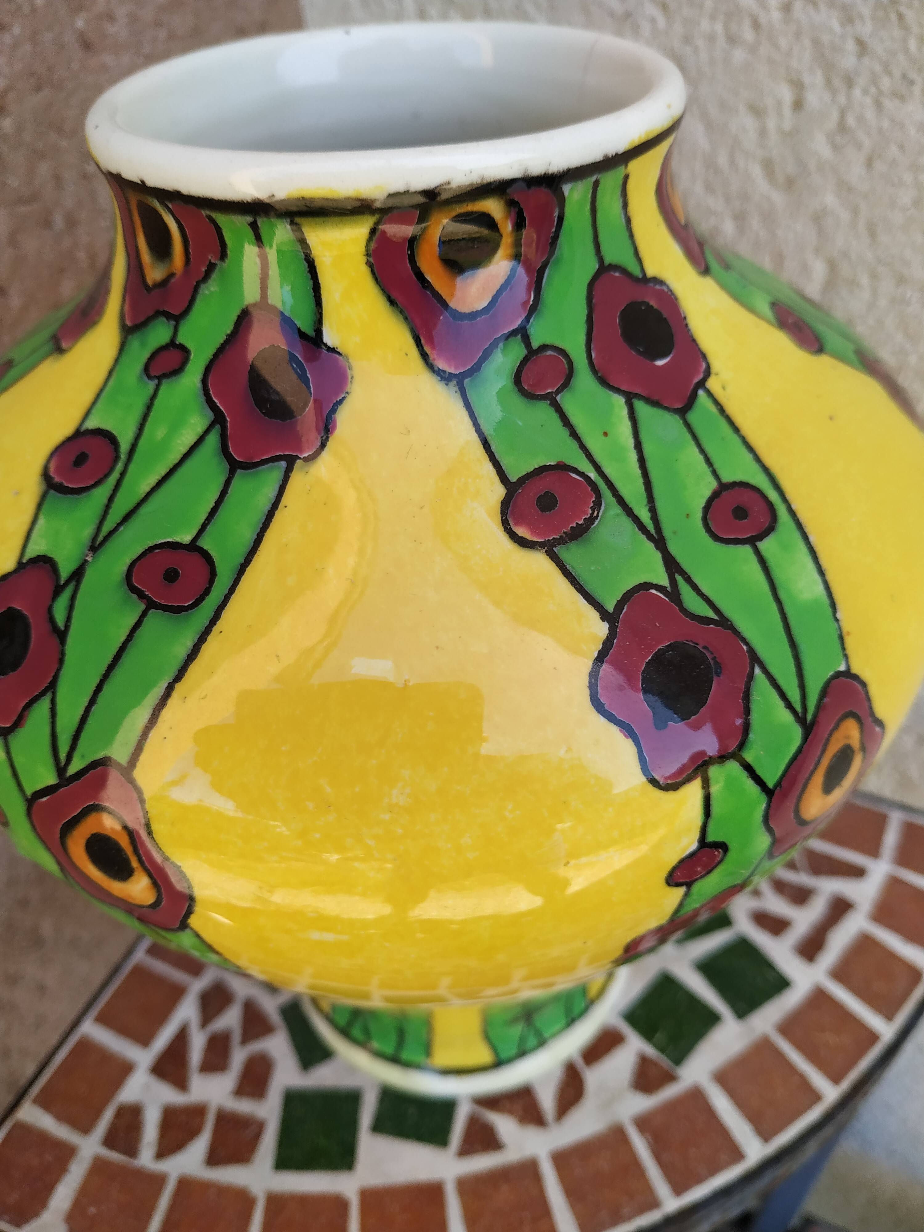 Art deco vase keramis-charles Catteau