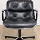 Charles Pollock leather office chair, Knoll edition, 1970