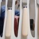 12 couteaux de service lame inox