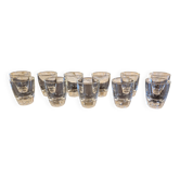 A saisir: Lot de 10 verres à calvados + 1 offert !
