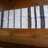 Table runner Basque embroidery