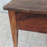 Rustic table in solid oak