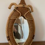 Miroir Corde Circa 1950 Vintage