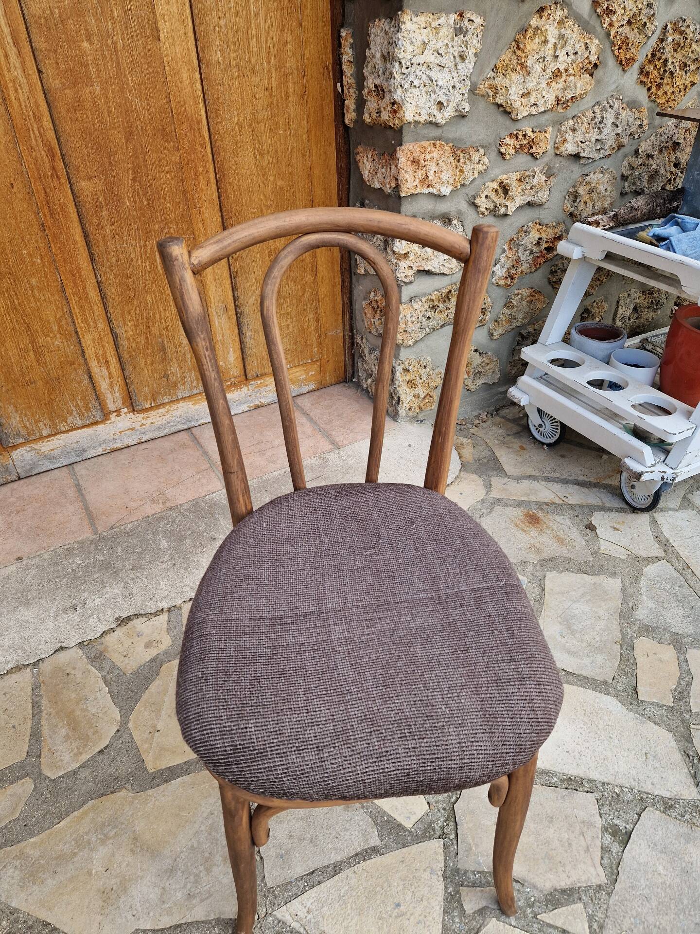 2 vintage Sholz bistro chairs