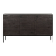 Buffet ethnicraft grooves solid wood