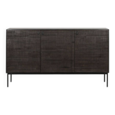 Buffet ethnicraft grooves solid wood