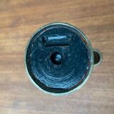 Vintage Italian postmodern metal chandelier, 1980s.