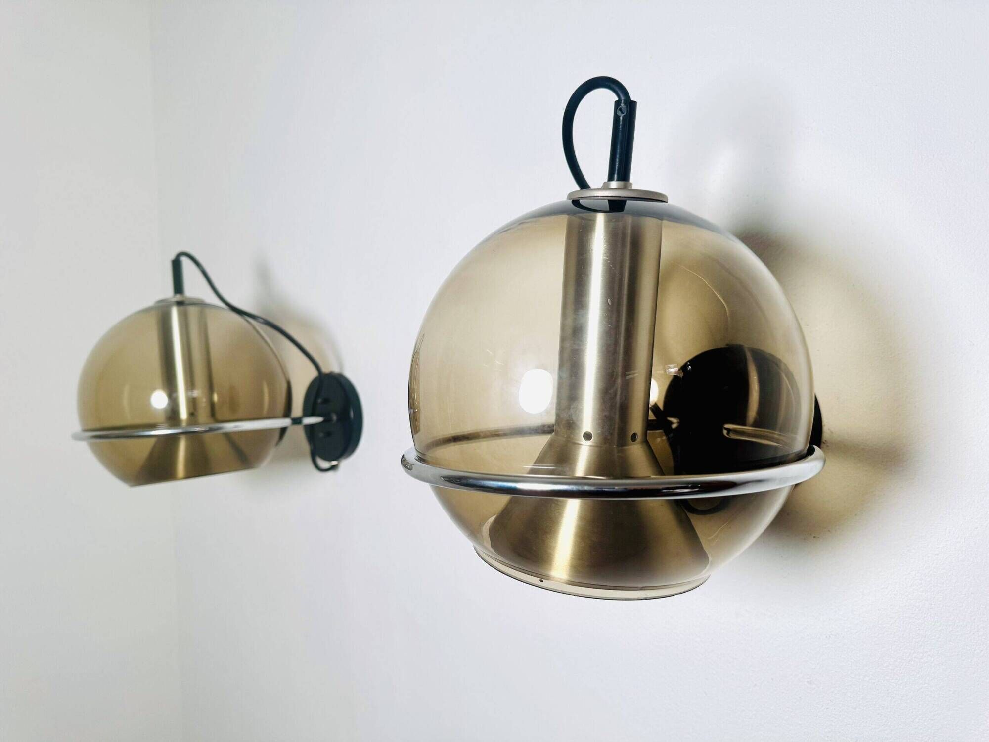 Globe Wall Lamps By Frank Ligtelijn For Raak Amsterdam, The Netherlands, 1960S