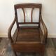 Pierced chair XIX in walnut